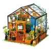 Doll House Accessories Robotime DIY Wooden Miniature Dollhouse 1 24 Handmade Doll House Model Building Kits Toys For Children Adult Drop 230905