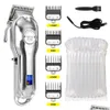 Hårtrimmer Kemei FL Metal för män Skägg Professionell Clipper Electric Razor laddningsbar skärning Hine 230303 Drop Delivery Products Otqat