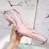 Yüksek Topuk Tasarımcı Kadın Lüks Metal Sandal Sandal Kafa Üçgen Seksi İşyeri Deri Yumuşak Sole Resmi Dantel Kutu Elbise Ayakkabı