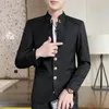 Men's Suits 2023 High-quality Handsome Fashion Korean Version Slim Banquet Suit Work Clothes Man Chinese Style Casual Coat