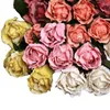 Fiori decorativi 1 pz rose secche fatte a mano vero fiore bouquet da sposa floreale naturale decorazioni per la casa regalo di San Valentino