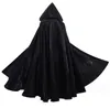 Theme Costume Halloween Party Cosplay Claok Woman Men Adult Long Robe Hero Witchcraft Robe Hood Cloak Cosplay Satin Red Medieval Cloaks