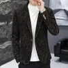 Garnitury męskie 2023 Autumn High-end Long Rleeve Mały garnitur Męski Koreańska wersja przystojnej nastoletniej modnej trendów Blazer Masculino