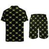 Men's Tracksuits Men's Jamaican Flag Men Sets Jamaica Fashion Casual Shorts Vacation Shirt Set Summer Funny Custom Suit Short Sleeve