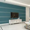 Duvar Kağıtları Nordic Sade Geniş Çizgili Deerskin Virfet Duvar Kağıdı Yatak Odası Oturma Odası Televizyon Arka Plan Duvar Dokunmasız 3D