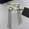 2023 new pendant hairpin luxury Top Design Triangle Hairpin New Fashion Women Hairband High Quality Jewelry Supply CHD23090627 capsboys