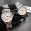 Top Mode Automatique Mécanique À Remontage Automatique Montre Hommes Femmes Or Argent Cadran Verre Saphir 39mm 30mm Classique Montre-Bracelet Dames Casual En Acier Inoxydable Horloge 1351