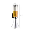 Wine Glasses PlumWheat 3 Liters Tabletop Chiller and Beverage Dispenser Beer Tower with Ice Tube Chill Rod for Party Bar Restaurant BT22 230905