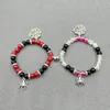 Charm Bracelets Halloween Spider Bracelet For Women Men Heart Couple Personality Bangles Festive Jewelry Accessories Gifts