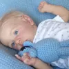 Muñecas Boneka Bayi Baru Lahir 20 Inci dengan Rambut Platinum Dilukis Oleh Seniman 3D Kulit Buatan Tangan Berakar Saskia 230905