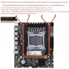 Moderbrädor X99H D4 LGA 2011-3 Moderkort Xeon Kit E5 2650 V4 CPU och 2 8GB 16G DDR4 2133MHz ECC Reg Memory