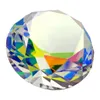 Decoratieve objecten beeldjes 30-80 mm AB Kleurrijk K9 Kristal Diamant Presse-papier Rainbow Maker Prisma Glas Diamanten Bruiloft Thuis Desktop Decoratie 230906