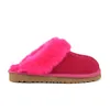 Kleinkind liegt Flusen Ja Sandalen Baby Australien Funkette Slipper Kinderschuhe Jungen Mädchen Schafkinne Wildleder Kinder Plattform Shearling Pelzgefüttert Slide