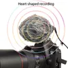 Microphones SLR Camera Microphone Enregistrement omnidirectionnel 3,5 mm Prise en charge de plusieurs appareils Dropship