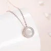 Pendentif Colliers Accessoires esthétiques mignons 925 Bijoux en argent sterling sur le cou Collier de créateur de luxe pour les femmes