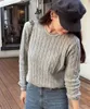 Frühlingsneues Rl Ralph Fighting Horse Pony Label Fried Dough Twists Pullover Pullover Langarm Top American Knitwear Damen