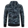 Men's Jackets Men Ded Jacket Autumn Winter Knit Cardigan Fleece Coats Male Zip Camouflage Streetwear