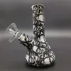 4.7 inch Silicone Smoking Pipe Hookah Water Pipe Bong Bubbler Pipes + Glass Bowl