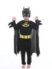 Special Occasions Kid Girls Black Bat Costume Halloween Hooded Jumpsuit Romper Cosplay Outfit With Wings Ears Stockings For Child Teen 230906
