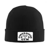 Boinas Black Powerhouse Gym Beanie Cap Unisex Invierno Cálido Bonnet Femme Sombrero de punto Hip Hop Fitness Building Muscle Skullies Bea