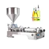 Double Head Paste Filling Machine With Hopper Pneumatic Cream Shampoo Pasty Filler Semi Automatic Liquid Packaging Machine