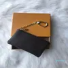 Chaveiro de couro detém bolsa de alta qualidade designer clássico feminino porta-chaves bolso moeda pequeno fecho lagosta