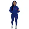 Plus storlekar S-5XL Designer Women Tracksuits Två stycken Ställ in personlig tryckning Casual tröja Pants Fall Clothes Ladies Sportwear