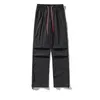 Pantaloni da uomo Dopamina Spogliatoio Uomini di Seta del Ghiaccio Pantaloni Casual Streetwear Paracadutista 2023 Tendenza Estiva di Colore Brillante Pantaloni 230906