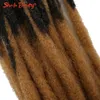 Extensiones de cabello humano a granel Crochet Rastas hechas a mano Ombre Sintético Falso Locs Trenzas Extensiones Afro Trenzado Cabello para mujeres Hombres Hip Hop 22 pulgadas 230906