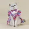 Vêtements pour chiens Petite robe Princesse Jupe Chat Chiot Vêtements Yorkie Yorkshire Terrier Poméranie Shih Tzu Bichon Bichon Caniche Vêtements