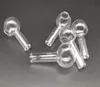 Pyrex Glass Oil Burner Pipe Clear quality pipes transparent Great Tube tubes Nail tips 4.5cm