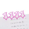 10st/Lot Creative Kawaii Animal Pig Paper Clip Metal Material Bokmärke Memo Note Decorative Clips Organizer Stationery