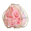Couronnes de fleurs décoratives Rose artificielle pour la décoration de mariage Accueil Pétale Savon Roses Fleur Anniversaire Fête des Mères Cadeau Drop Deli Otyu7