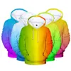 Herrtröjor tröjor VIP 3D tröjor Anpassad färgglada gradient hoodie män/kvinnor solid färg hoody sportkläder neon hoodie män 230905