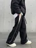 Męskie spodnie Y2K Męskie streetwear szyk cargo koreańskie harajuku swobodny spadochron dla kobiet dresowych pachów szerokie joggery nogi ubrania 230906