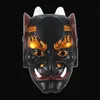 Máscaras de fiesta Horrible Samurai japonés Prajna Máscara Halloween Realista Cosplay Fiesta Máscaras de disfraces 230905