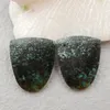 Losse Edelstenen Natuurlijke Afrikaanse Turquoise Edelsteen Kralen Voor Sieraden Maken Diy Vrouw Oorbellen Accessoires 26x21x5mm 9.3g