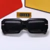 Retro Square Fashion Sunglass مصممي الرفاهية Golden Letters Full Frame Eyeglasses for Usisex Summer Disual Travel Beach Goggle Adumbral