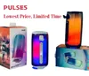 Pulse5 högtalare Musik Fullskärm Färgglada högtalare Bluetooth -högtalare Vattentät Mini Sound Wireless Subwoofer Lokalt lager