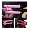 Curling Irons Professional Hair Iron Ceramic Triple Barrel Curler Wave Waver Styling Tools Styler Wand 230906