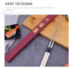 Chopsticks Chopstick Sushi Metal Steel Chinese Stainless Korean Cooking Japanese Sticks Reusable Serving Sashimi Tableware Home