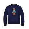 Men's Polos Casual Color Contrast Us Bear Hoodies Sweater Pullover Printed Cotton Long Sleeve European and American Autumn Winter