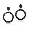 Dangle Earrings Classic Round Style Women's Advanced Sense and Atmosphere Banquet Bride Fride Regone Trade Products