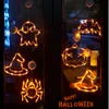 Other Event Party Supplies Halloween Decorations for Home Pumpkin Ghost Bat Lamp Halloween Hanging Ornaments Suction Cup Lamp Lantern Christmas Decoration 230905