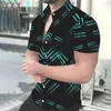 Camisas casuais masculinas moda confortável tops S-3XL ornamento estátua impressão padrão curto fatia creme mochilastreet manga estilo tipo