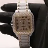 7REN Orologio da polso 2023 nuovo marchio di arrivo ghiacciato di alta qualità di lusso in oro sier originale personalizzato hip hop da uomo Diam0HU7U749