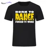 Erkek Tişörtleri Komik Yenilik Tişört Erkek Tee Tshirt Dance Street Baskı Gömlek