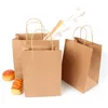 Packing Bags Wholesale Fashion Paper Tote Gift Bag With Handle Weddings Lunch Pouch Shop For Gifts Wedding And Drop Delivery Office Ot5O8