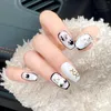 Valse nagels Panda Claw bedrukt nep langdurig veilig materiaal voor manicureliefhebbers en schoonheidsbloggers