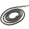 Catene in argento sterling S925 per uomini e donne retrò tailandese selvaggio 3 mm di spessore collana di mais stile regalo di San Valentino